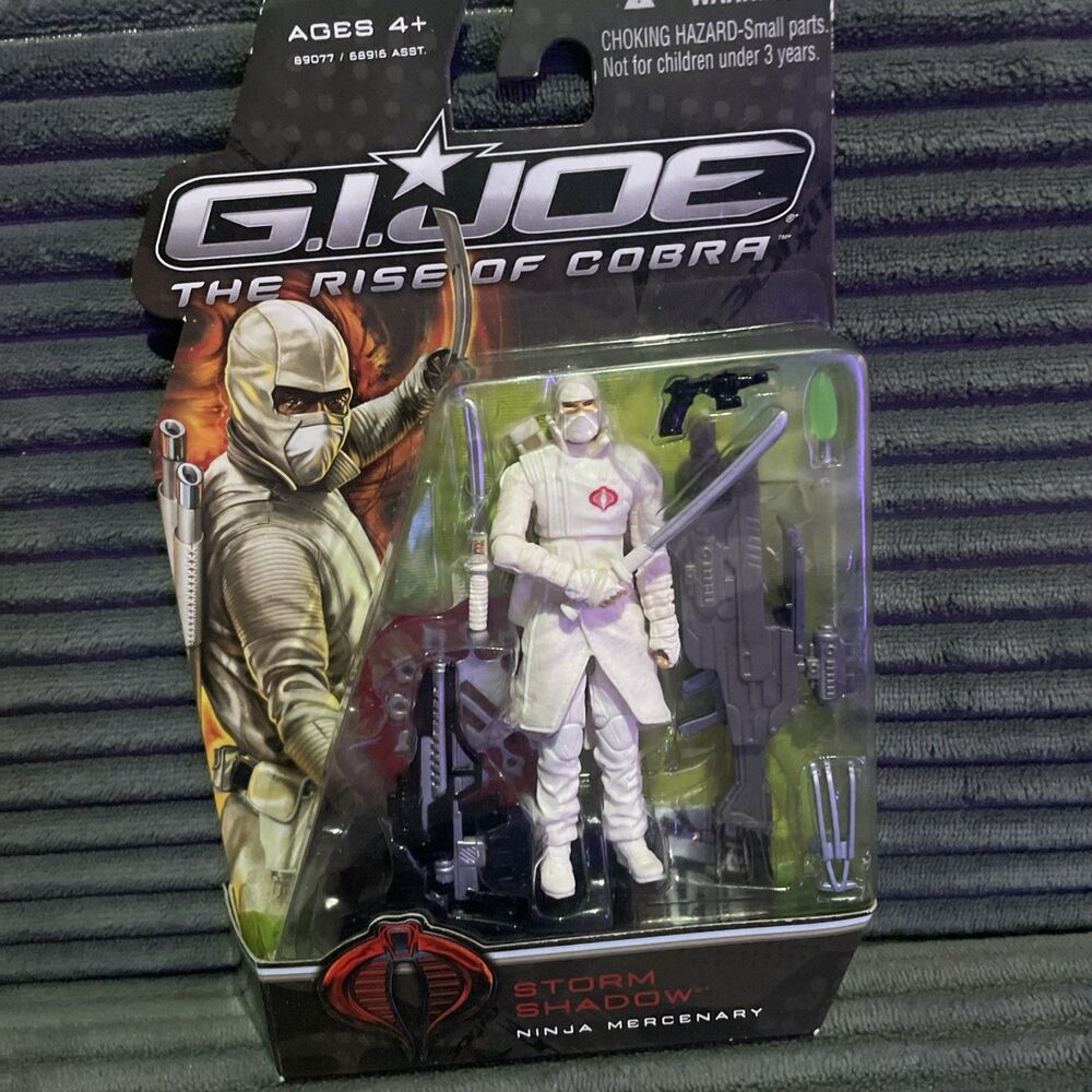 G.I. Joe The Rise Of Cobra Storm Shadow Ninja Mercenary 3.75” Figure NIB ROC